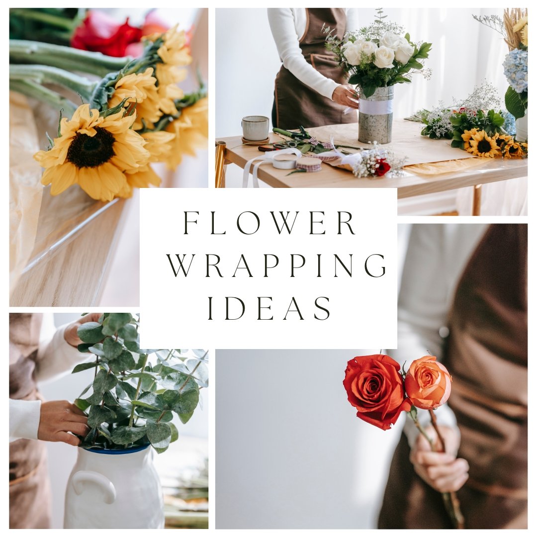 Making a Small Flower Bouquet Wrapping Tutorial 