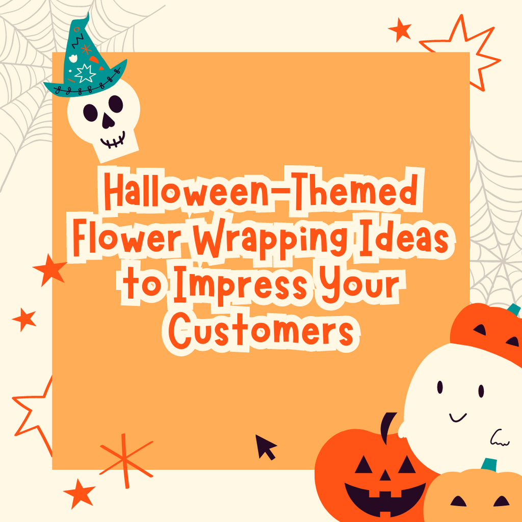 Halloween-Themed Flower Wrapping Ideas to Impress Your Customers