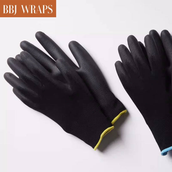 Protective Non-Slip and Wear-Resistant Florist Gloves with PU Coating, M/L