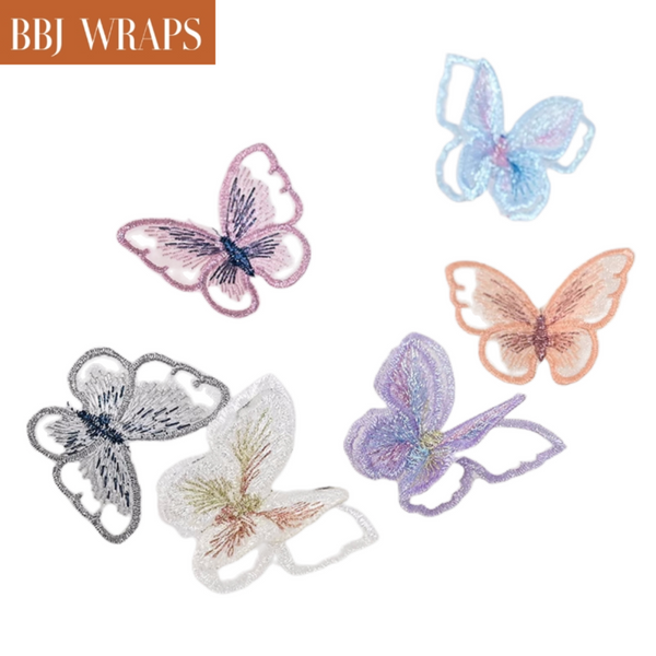 Butterflies with Wire for Flower Crafts Arrangements, 32 Sets – BBJ WRAPS