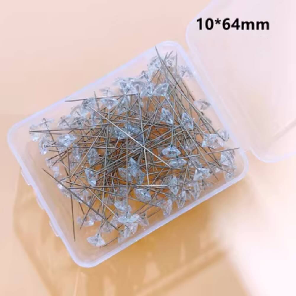 Floral Pins Wedding Bouquets Diamond Decor 24 pack - Wholesale Flowers and  Supplies