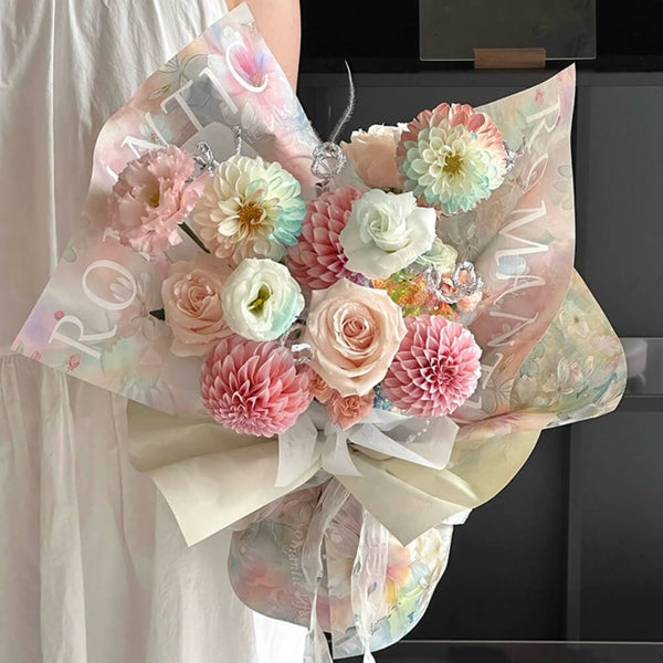 flower-wrapping-paper-bouquet