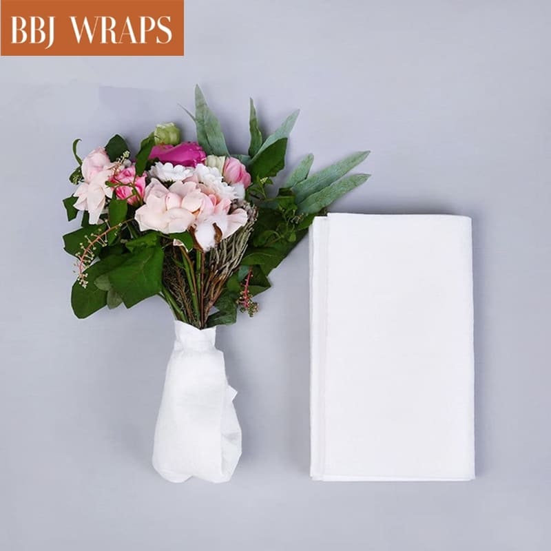BBJ WRAPS Bolsas de regalo creativas de flores con ramo floral con cadena  de metal, suministros de envoltura de floristería para el día de San