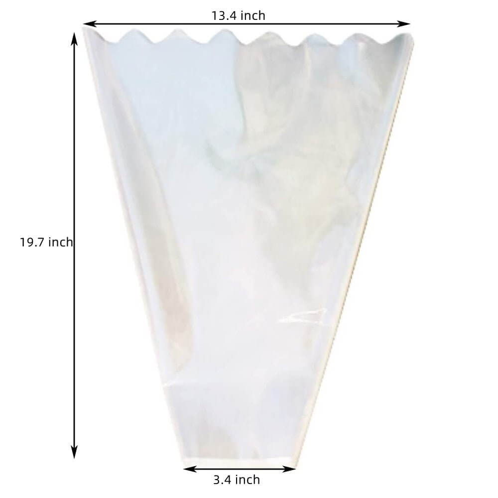 Clear Bouquet Sleeves, Unprinted BOPP Sleeves