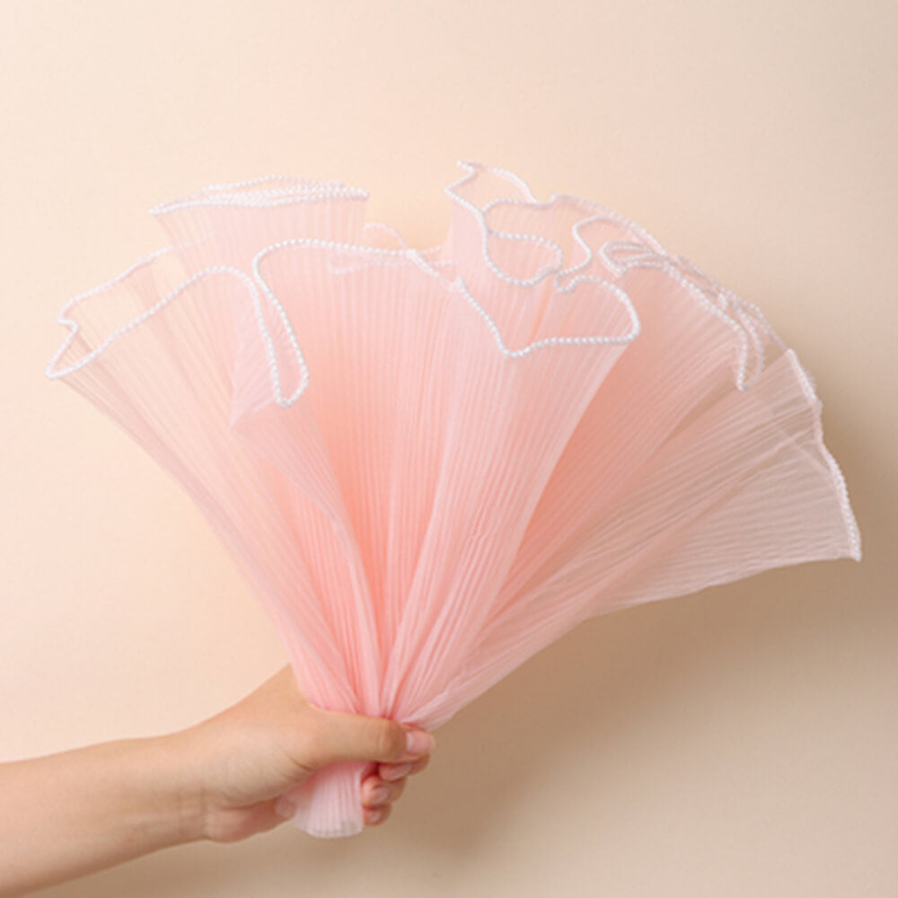 Waterproof Single Color Flower Korean Wrapping Paper Roll, 23.6 In*10.9 Yard